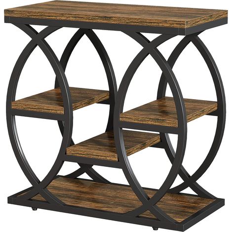 Table d'appoint stable, table de chevet, table d'appoint, table de salon (table d'appoint uniquement) (1/5)
