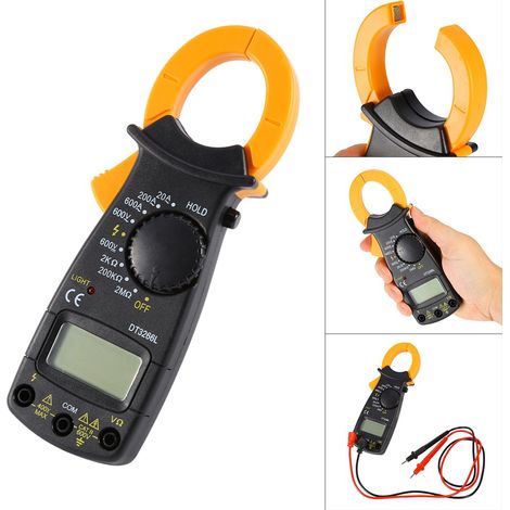 Pince ampèremétrique numérique DT-3266L, multimètre, voltmètre, ampèremètre 600 A AC/D (1/5)