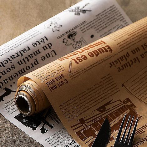 Antihaft-Backpapier, hitzebeständig, wasserdicht und antihaftbeschichtet (8 m) – Braun (1/5)