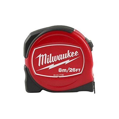 metro a nastro milwaukee s8 26/25 ABS rinforzato base piatta (1/4)