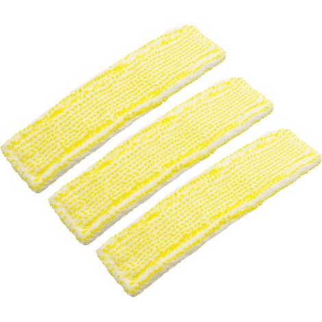 3 housses en microfibre compatibles avec Kärcher WV 2/WV 5 et accessoires de nettoyage de vitres pour un nettoyage efficace (1/5)