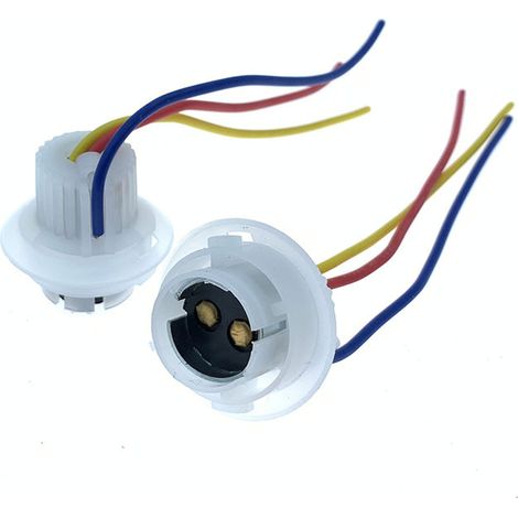 Car light bulb socket, turn signal, brake, reverse, single-foot lamp holder, double-foot, double-foot, high/low-foot lamp holder, center lamp holder (1/4)
