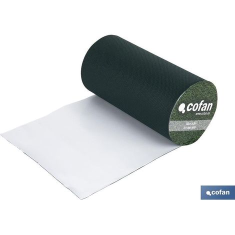 Cinta de unión para césped artificial una cara 15 cm x 10 m verde