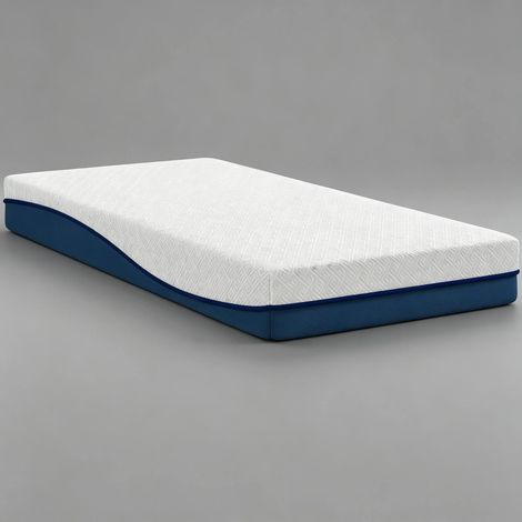 Matelas 90x190 cm à mémoire de forme, mousse infusée au thé vert, housse déhoussable lavable, confort ferme respirant - CHICFURN (1/5)