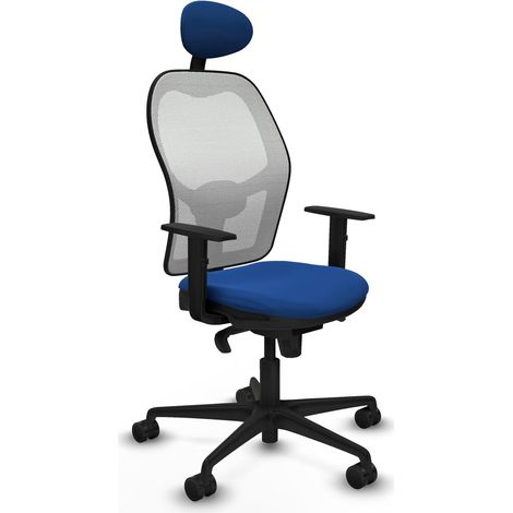 Sedia Ufficio con Poggiatesta Jorquera Piqueras y Crespo 1D036N1 Azzurro (1/5)