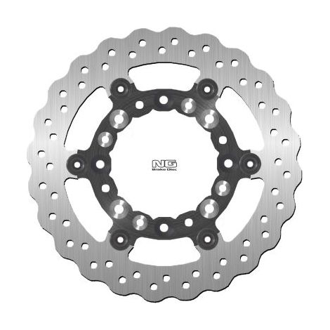 Disco de freno ondulado Kawasaki KDX 125 KLX 250/650, 250x100x3mm, 4 orificios