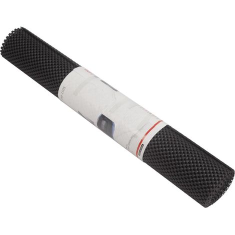 Tapis de Voiture Antidérapant, Tapis de Protecteur de Sol Noir en PVC 150 X 50 Cm avec Conception de Grille Multiple, pour Le Coffre, Siège, Usage Domestique (1/4)