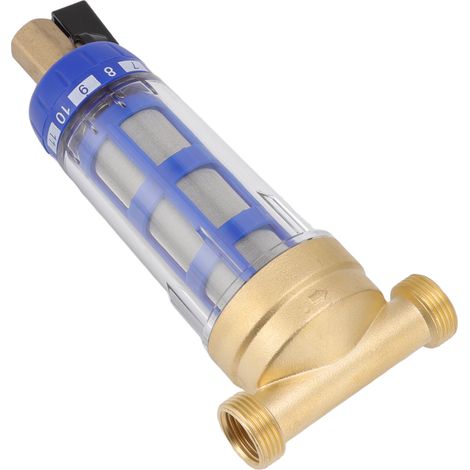 Filtre à eau à sédiments par centrifugation pour toute la maison, préfiltre à sédiments en cuivre raffiné