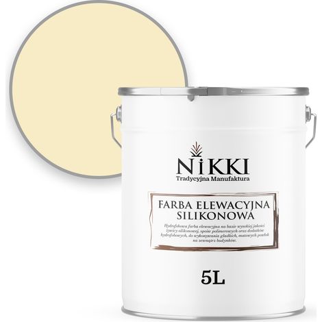 Pittura per facciate 5L giallo chiaro F622 resistente ai raggi UV e all'ingiallimento