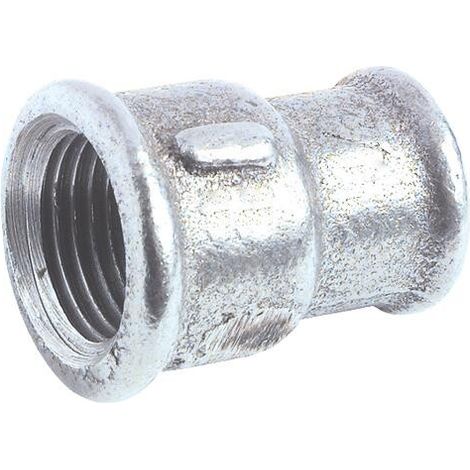 MANCHON REDUIT FONTE GALVANISEE DOUBLE FEMELLE N° 240