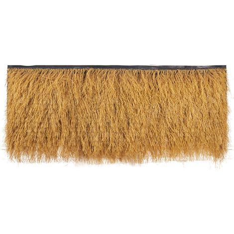 Mophorn Toiture en Chaume Synthétique, 0,5 x 6 m, Rouleau de Chaume Décoratif, Tapis de Toit pour Bar ou Cabane,Idéal pour Terrasse, Piscine, Plage et Décorations de Fêtes Tropicales (1/5)