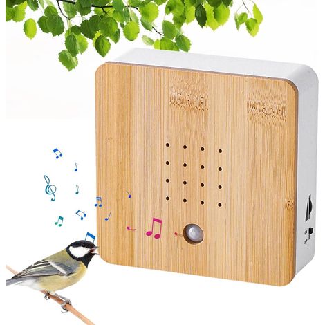 Vogelhaus mit Geräusch - Vogelhausbox für Toilette oder Badezimmer, natürlicher Bewegungsmelder, Tweet Musicyu (1/5)