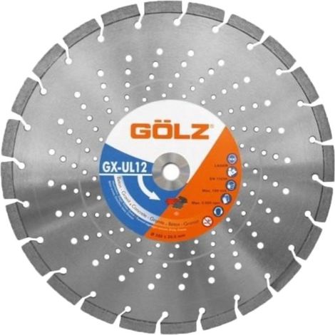 Disque diamant GX-UL12 350MM 25.4/20 - GOLZ - GX-UL12351 (1/5)