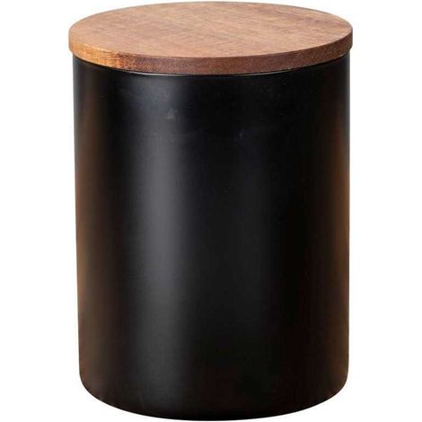 Boîte de conservation hermétique pour aliment en verre et bois (1/4)