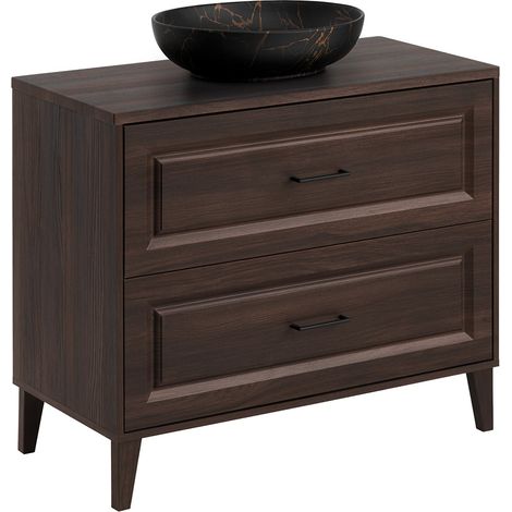 Mobile bagno con lavabo Moka marrone 100cm (1/5)