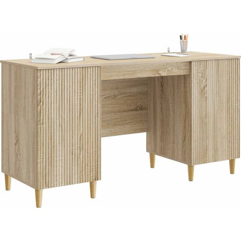 Maison Exclusive - Schreibtisch Sonoma-Eiche 142,5 x 50 x 75 cm H