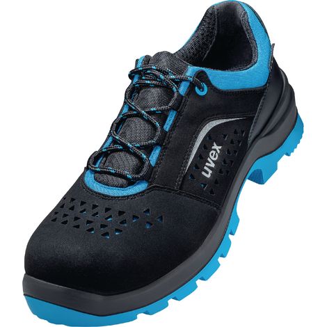 uvex 2 xenova® 9554843 ESD Sicherheitsschuh S1 Schuhgröße (EU): 43 Schwarz, Blau 1 Paar (1/5)