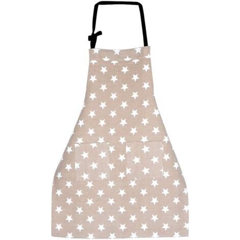 Tablier Tablier de Cuisine(Kaki),Tablier de Cuisine Femme Tablier pour Cuisine,Ajustable en Lin de Coton Tablier pour Cuisine Familial Restaurant Barbecue (1/5)
