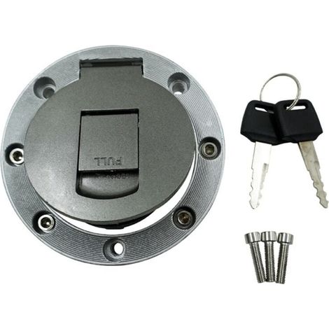 per TZR125 TZM150 FZR250 FZR400 YZF R1 R6 600 TDM850 TDM900 TRX850 FJ1200 Coperchio serbatoio carburante Serratura sella (1/4)