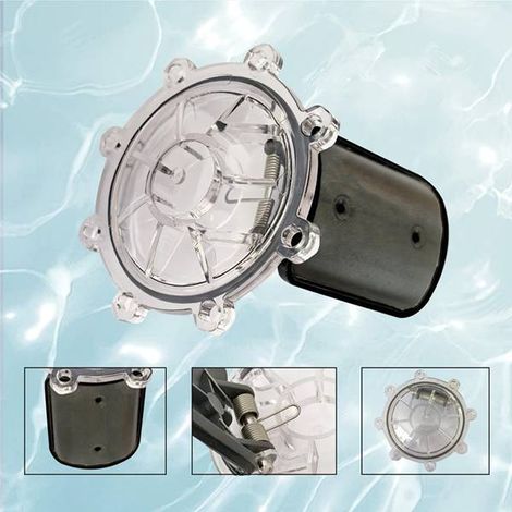 Farben: siehe Foto. Material: Kunststoff. Reparaturset für Pool-Rückschlagventil 263042Z.