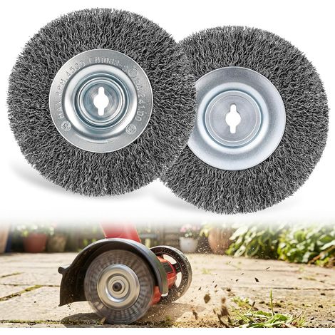 2 Stainless Steel Brushes for Gasket Cleaner on Battery (1/5)