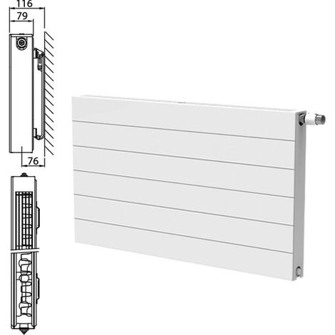Stelrad Style Ventilheizkörper Planar Style ECO Typ 21 600x600 Anschluss Rechts, 0451062106 (1/4)