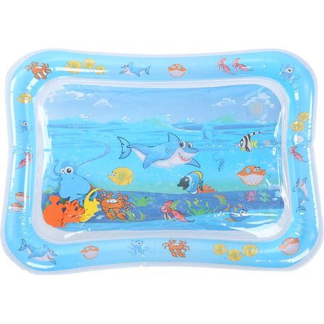 Tapis de jeu gonflable bébé animaux marins - Portable pour voyages et extérieur (1/5)