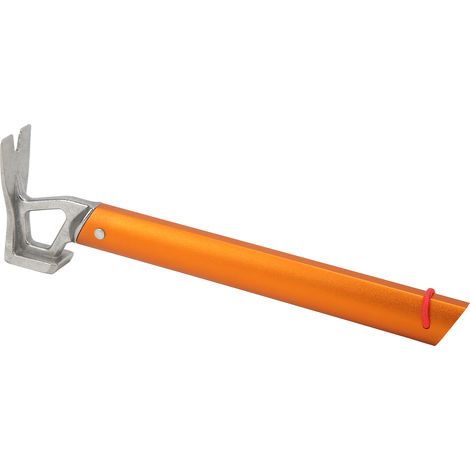 Marteau multifonctionnel pour piquets de tente de camping, résistant aux chocs, arrache-clou orange (1/5)