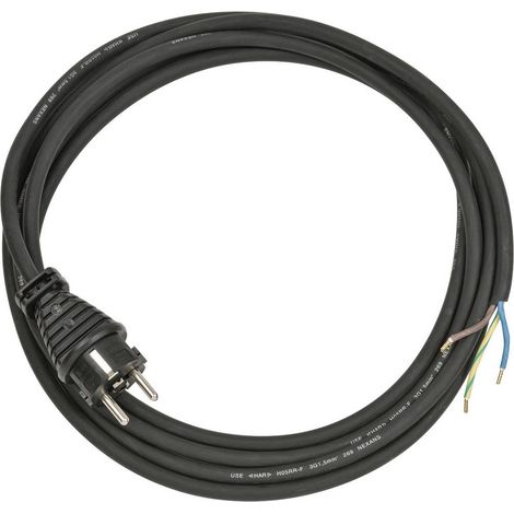 Brennenstuhl 1160330 alimentation Câble de raccordement noir 3.00 m (1/3)