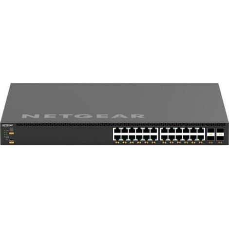 NETGEAR M4350-24X4V Gestito L3 10G Ethernet (100/1000/10000) Supporto Power over Ethernet (PoE) 1U Nero