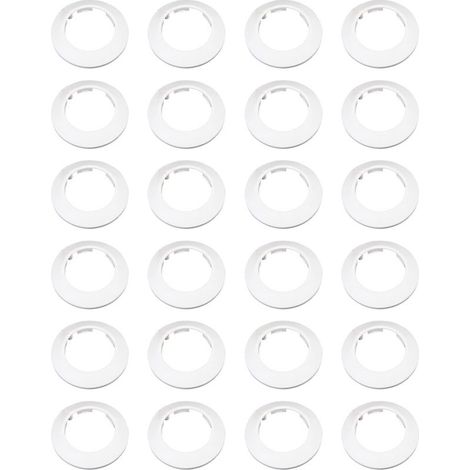 10 Pcs Cache Tuyau Radiateur Chauffage Plomberie Couvercle Trou Mural Sol Rosace pour Tuyauterie (1/5)
