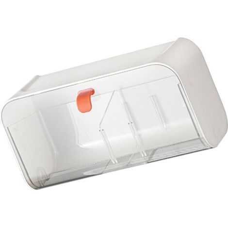 Boîte de rangement murale pour bijoux et cosmétiques - Boîte de rangement efficace pour salle de bain - Accessoire de maquillage anti-poussière (1/4)