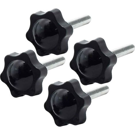 Molette - Bakélite - Filetage M8x25 - Diamètre 50 mm - Pour Fixation Mécanique - Lot de 4