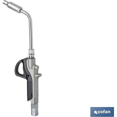 COFAN pistola lubricante 45° , Pistola lubricante de gran precisión para el control del flujo de lubricante. Cuenta con una boquilla antigoteo rígida a 45° para evitar cualquier pé