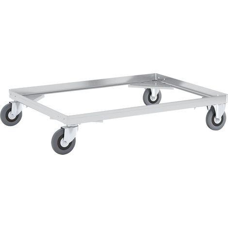 Certeo, Plateau roulant en aluminium, hauteur de chargement 150 (1/5)