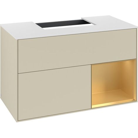 Villeroy & Boch F121HFHJ Meuble sous-lavabo Finion F12 (1/2)