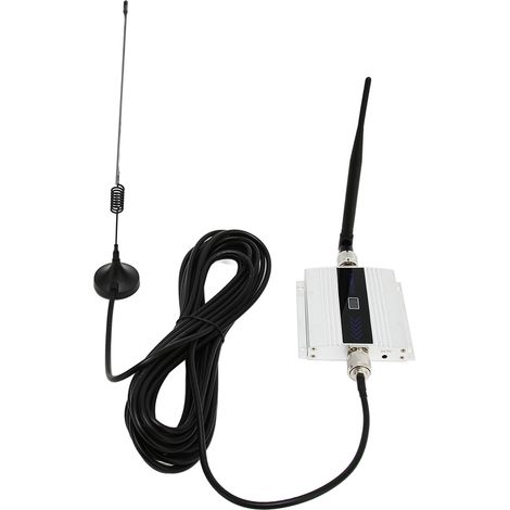 Répéteur mobile à gain élevé et amplificateur de signal pour téléphone portable CDMA 210 MHz 3G, argent, prise UE 100-240 V (1/5)