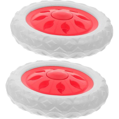 Roues de rechange pour chariot de supermarché, roulement fluide et silencieux, petites roulettes en EVA (1/5)