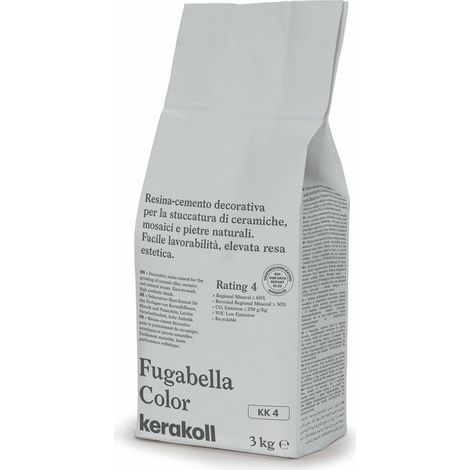STUCCO IBRIDO PER PIASTRELLE 'FUGABELLA COLOR' KERAKOLL 3 Kg - Colore KK 4 Q.TA 3