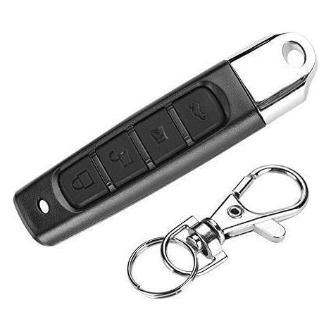 Abrepuertas de garaje, mando a distancia para puerta de garaje con parada automática, mando a distancia universal para alarmas de coche, productos de seguridad para el hogar, mando a distancia inalámb (1/5)