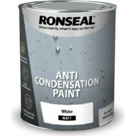Ronseal 37475 Anti Condensation Paint White Matt 2.5 litre RSLACPWM25L