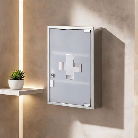 Meuble de salle de bain plateado 30 x 18 x 50 cm (1/5)