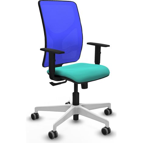 Bürostuhl piqueras y crespo Motilla blau Mesh Kunstleder (1/2)