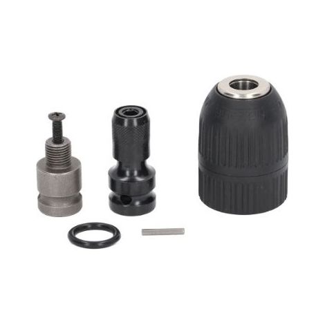 Mandrin de Perçage 1/2" Mandrin Auto Serrant sans Clé pour Clé à Chocs, Outil de Travail Bois (1/5)