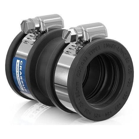 CR Schlauchadapter Typ 1 CDC 032 (24-32mm), bis 0,6 bar, EPDM / V2A