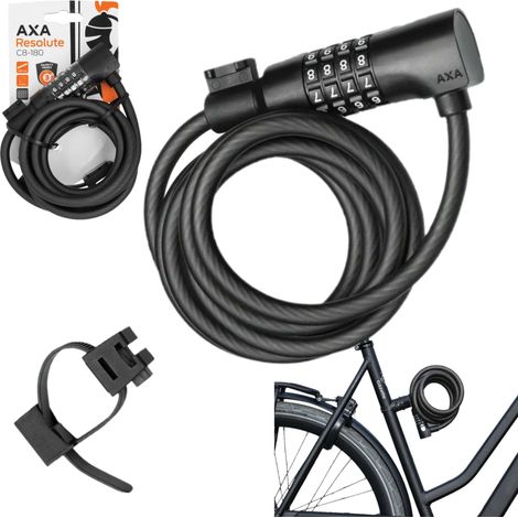 Lucchetto per bicicletta AXA Resolute 8-180 con codice, 180 cm/8 mm (1/5)