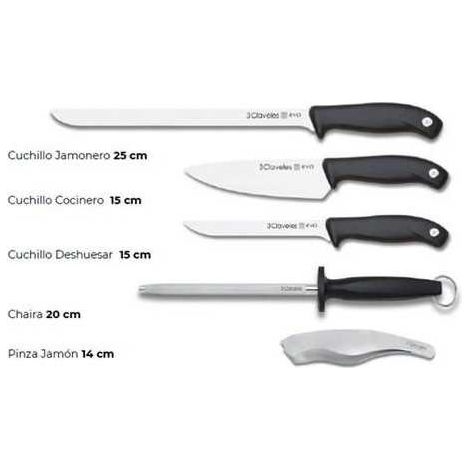 Set Cuchillo Jamonero Evo 5 Piezas 01940 BUARFE