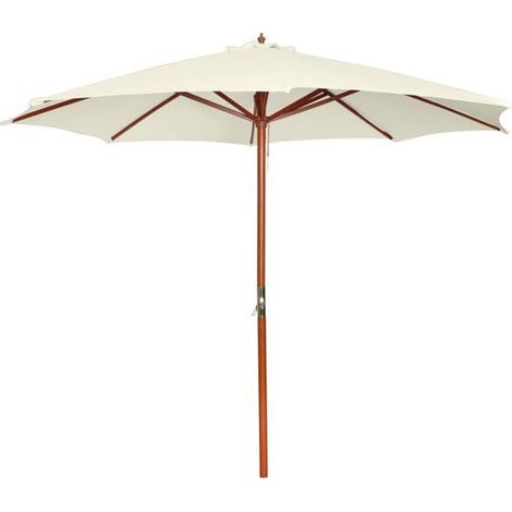 Parasol, 300 x 258 cm, blanc sable (1/5)