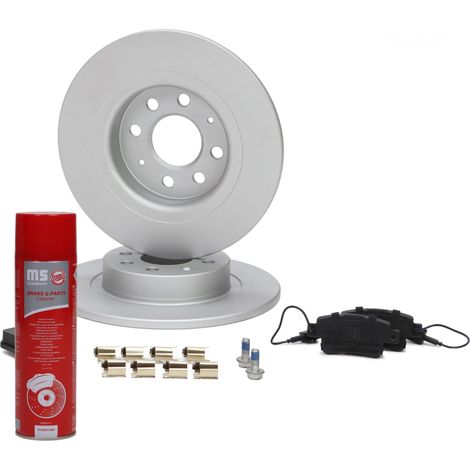 Juego de discos y pastillas de freno revestidos traseros FIAT PUNTO, PUNTO EVO, FIAT PUNTO, PUNTO EVO 201053 (1/4)