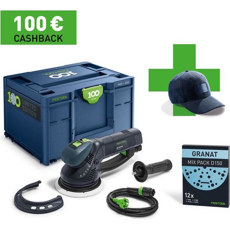 Festool Getriebe-Exzenterschleifer ROTEX 150 FEQ-Plus 100Y im Systainer³ 578233 (1/5)